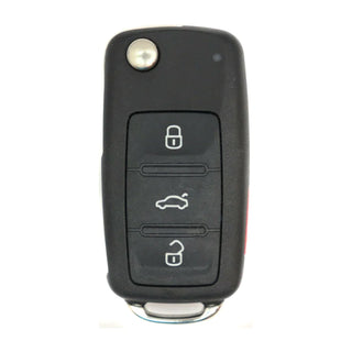 Volkswagen 3 Buttons Flip Key Remote Shell Aftermarket