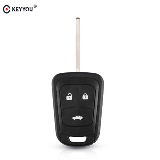 Chevrolet 2014-2018 Head Key Remote Shell 3 Buttons Aftermarket Brand