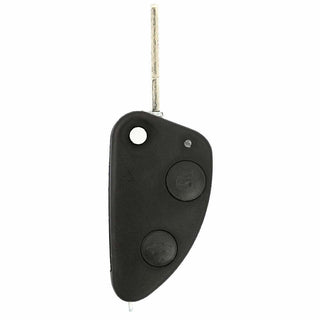Alfa Romeo 147 156 166 GT Replacement Remote Car Key Combo Flip Fob 2 Buttons With Uncut SIP22 Blade 433MHZ ID48 Chip Aftermarket