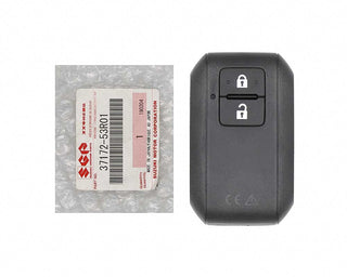 Genuine Suzuki Baleno 2020 Smart Key Remote 2 Buttons 433 MHz ID47 PCF7953X HITAG 3 Chip P/N: 37172-53R01 37172-53R02