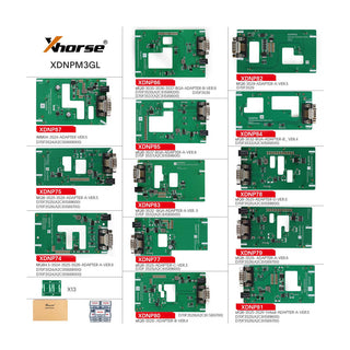 Xhorse MQB 48 adapter XDNPM3GL Solder-Free 13pcs Full Set