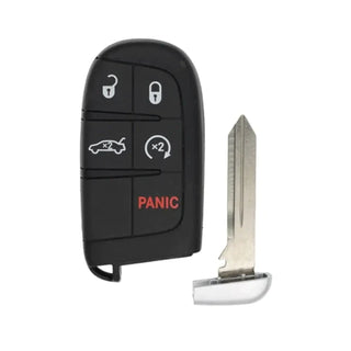 Chrysler Dodge Jeep 2011-2018 Smart Remote Key Shell 5 Buttons With Big Trunk Aftermarket Brand