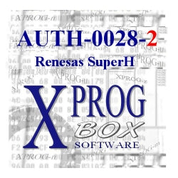 Xprog-m Software AUTH-0028-2 Renesas SuperH