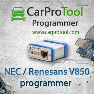 CarProTool Activation RENESAS / NEC V850 Programmer
