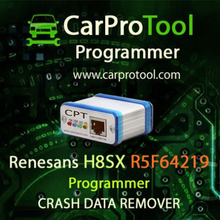 CarProTool Activation RENESAS R8C / M32C / R32 CRASH DATA REMOVER Programmer