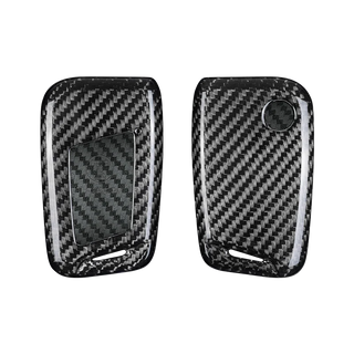 Skoda Carbon Fiber Key Fob Case