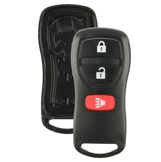 Nissan/Infiniti Remote Shell With Rubber Pad 3 Buttons