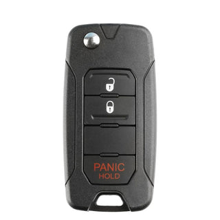 Jeep Renegade 2015-2020 2+1 Button Flip Key PN: FI5-AM433TX FCC ID: 2ADFTFI5AM433TX Genuine