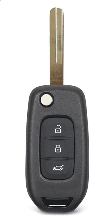 Renault Kadjar Captur Symbol Megane 2013-2018, 3 Button Flip Remote Car Key 433MHz HU56R Blade