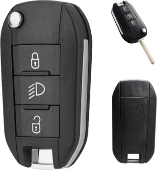 Peugeot 208 301 308 508 433Mhz Remote Car Flip Key 3 Buttons ID46 PCF7941A Chip HU83 VA2 Blade PN: 5FA010 353-20 Aftermarket
