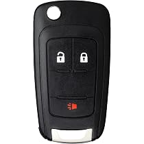 Chevrolet Camaro CRUZE Equinox Impala Malibu Sonic 2010-2019 Flip Normal Remote 3 Buttons 315 MHz 5912543 FCC ID: OHT01060512 Genuine