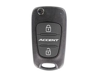 Genuine Hyundai Accent 2012 Flip Key Remote 2 Buttons 433 MHz PCF7936 Chip Fcc Id:RKE-4A01 95430-1R110