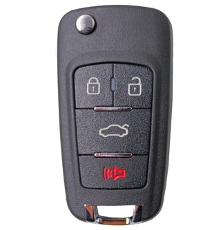 Keydiy  Flip Key Remote 4 Buttons Universal PCF For GM Cadillac Chevrolet Type NB18