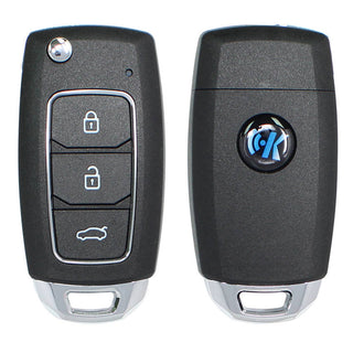 KeyDiy KD Flip Key Remote 3 Buttons Universal PCF NB28