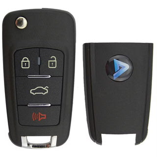 KeyDiy GM Style Flip Key Remote 3+1 Buttons Universal Type NB18