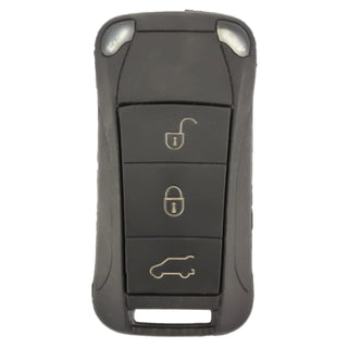 Porsche Cayenne 3 Button Flip Car Key Replacement Shell Case