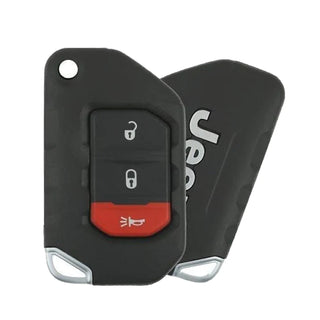 Jeep Wrangler Original 2018-2021 3-Button Smart Flip Key Proximity PN: 68416782AA / OHT1130261