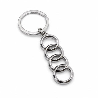 Audi Aluminium Logo Key Ring