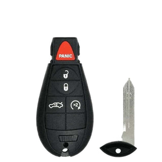 Chrysler Dodge Jeep 2010-2015 Fobik Remote Key Shell 5 Buttons Aftermarket Brand