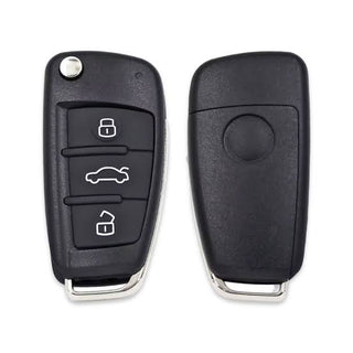 KeyDiy Audi Flip Key Remote 3 Buttons Universal Type B02