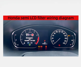 Can Blocker Full LCD Dashboard Mileage Correction Emulator for Honda Civic, Integra, HR-V, ZR-V 2022-2025 Kilometer