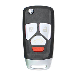 KeyDiy Audi KD Flip Key Remote 3 Buttons Universal PCF Type NB27-3 Aftermaerket