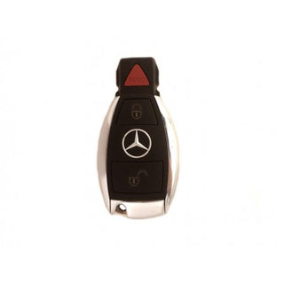 Mercedes Benz BGA Chrome Remote Key 2+1 Buttons FCC ID: IYZDC07 315MHz Genuine