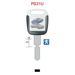 Keyline PG31U Peugeot Key Blade