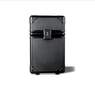 Wine Bottle Box Black Carbon Fiber