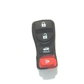 Nissan Infiniti 4 Buttons Rubber Pad Fob Remote Key Shell Case