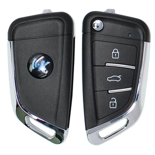 KeyDiy KD Flip Key Remote 3 Buttons Universal PCF BMW Type NB29