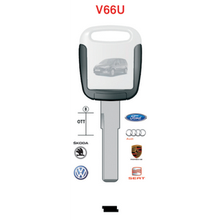 Keyline V66U Skoda VW Ford Audi Porsche Seat Key Blade