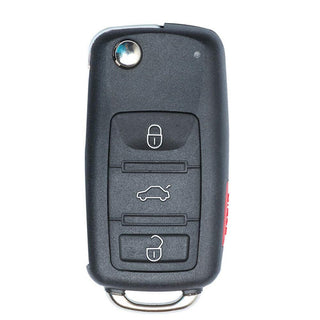 Volkswagen Touareg 2002-2010 Flip Remote 3+1 Buttons 433 MHz PCF7942/44 Chip Keyless Go Aftermarket Brand