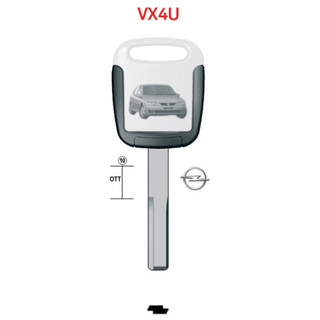 Keyline VX4U Opel Key Blade