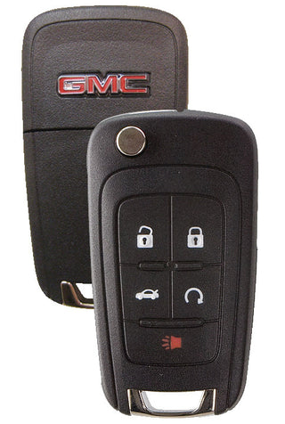 Genuine GMC Terrain 2010-2019 Flip Key Remote 5 Buttons 315MHz 13504259 (OEM) FCCID: OHT01060512