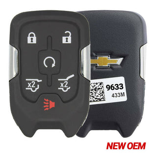 Chevrolet Suburban Silverado Tahoe Original 2015-2020 Smart Key Remote 6 Buttons 433 MHz ID46 Chip FCCID: HYQ1EA P/N: 13580806 13529633