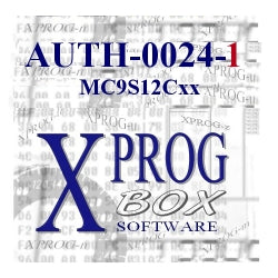 Xprog-m Software AUTH-0024-1 MC9S12Cxx