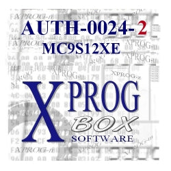 Xprog-m Software AUTH-0024-2 MC9S12XE