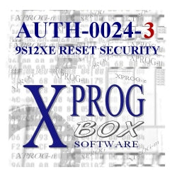 Xprog-m Software AUTH-0024-3 9S12XE SECURITY