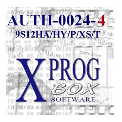 Xprog-m Software AUTH-0024-4 MC9S12HA/HY/P/VR/XS