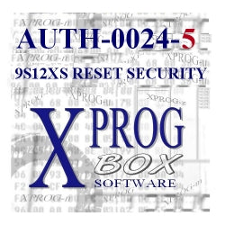 Xprog-m Software AUTH-0024-5 9S12XS SECURITY