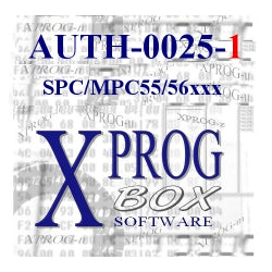Xprog-m Software AUTH-0025-1 SPC/MPC55/56xxx