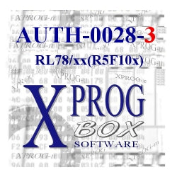 Xprog-m Software AUTH-0028-3 Renesas RL78