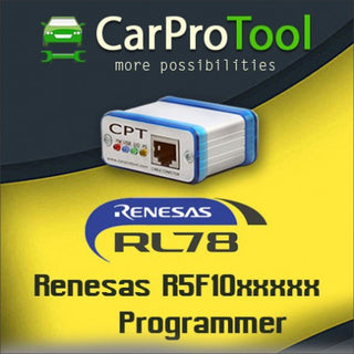 CarProTool Activation RENESAS RL78 R5F10X Programmer