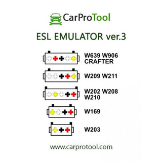 CarProTool Steering Lock ESL EMULATOR For Mercedes Benz, Dodge, VW V3.1