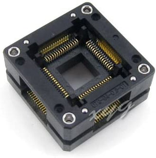 OTQ-64-0.8-01 14x14 mm Pitch 0.8 QFP64 TQFP64 FQFP64 PQFP64 QFP IC MCU Test Burn-In Programming Adapter Socket