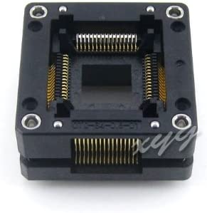 OTQ-64-0.8-01 14x14 mm Pitch 0.8 QFP64 TQFP64 FQFP64 PQFP64 QFP IC MCU Test Burn-In Programming Adapter Socket