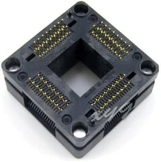 OTQ-64-0.8-01 14x14 mm Pitch 0.8 QFP64 TQFP64 FQFP64 PQFP64 QFP IC MCU Test Burn-In Programming Adapter Socket